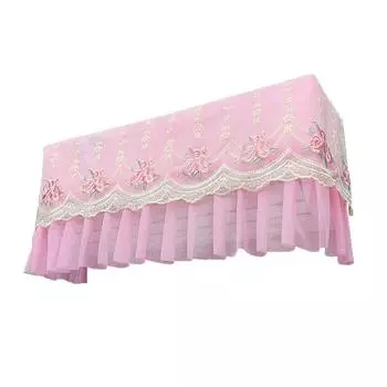 1 шт кружево вышитый цветок прозрачный двойной тюль дышащий настенный моющийся домашний декор A синий