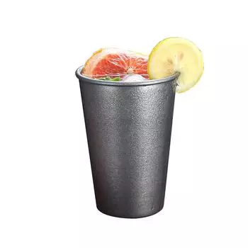 1 шт., кружка для хранения холодной воды в стиле ретро, кружка для сока из нержавеющей стали, дорожная кофейная кружка, кружка для коктейля и пива, однослойная кружка, столовая посуда 200ml