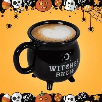 1 шт., кружка для кофе Witch Brew, 350 мл/11,8 унций, керамические кофейные чашки, чашки для воды, летняя и зимняя посуда, подарки на день рождения 350ml