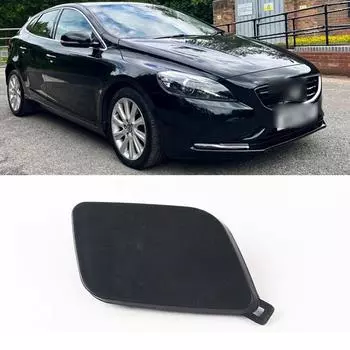 1 шт. Крышка буксировочного крюка, пластиковая крышка для Volvo V40 2012 - 2018, передний бампер автомобиля, крышка буксировочного крюка, отделка CHINA