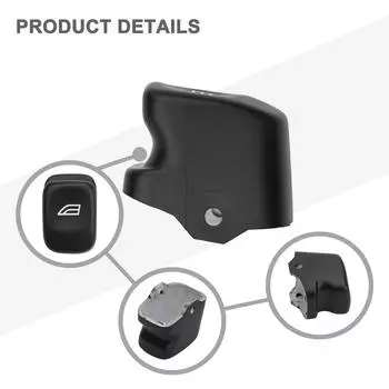 1 шт. крышка кнопки переключателя подъема автомобиля для Volvo S60 S80 V70 XC70 XC90 крышка кнопки ремонта главного переключателя стеклоподъемника автомобиля