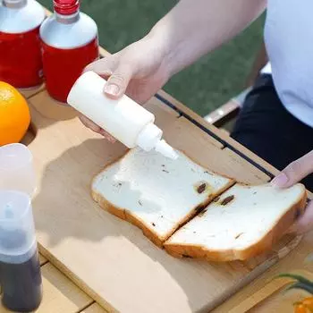 1 шт. кухонная бутылочка для масла, приправы, соуса, герметичные бутылки, портативный мини-контейнер для выдавливания, инструмент для домашней кулинарии 40ml чёрный