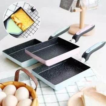 1 шт., кухонная индукционная плита общего назначения, сковорода для яиц, домашняя сковорода, 1 шт. синий