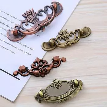 1 шт. кухонная мебельная фурнитура для шкафа ретро сплав ящик ручка дверные ручки шкафа