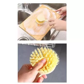 1 шт. кухонная щетка для чистки с длинной ручкой, щетка для сковородок, многофункциональная щетка для мытья тарелок, чаш, щетки для мытья посуды, инструменты для удаления пятен