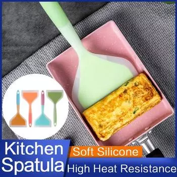 1 шт., кухонная утварь, силиконовые лопаточки, говяжье мясо, яйцо, кухонный скребок, широкая лопатка для пиццы, антипригарные токарные инструменты, подъемники для еды зелёный
