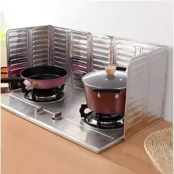 1 шт. кухонная защита от разбрызгивания масла для жарки на газовой плите, защита от ржавчины на кухне от разбрызгивания масла на плите