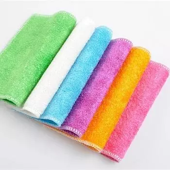 1 шт., кухонные антижировые тряпки, эффективная ткань для чистки из бамбукового волокна, ткань для домашнего мытья посуды, многофункциональные чистящие средства фиолетовый