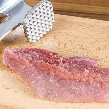 1 шт. Кухонные гаджеты Многофункциональный молоток для мяса Двусторонние свободные тендерайзеры Портативные инструменты для стейка из свинины Алюминиевый сплав