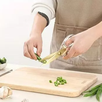 1 шт. кухонные ножницы, прочные кухонные ножницы для мяса, многофункциональные ножницы из нержавеющей стали для еды, курицы, птицы, рыбы, пиццы