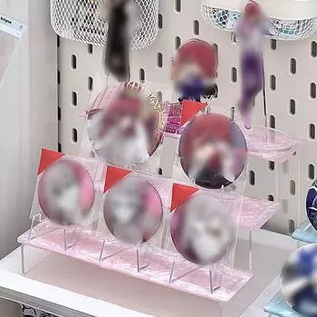 1 шт. Кукольные фигурки, модельная полка, аниме-выставка, стеллаж для хранения слюды, мини-игрушки, парфюмерный органайзер, дисплей для фигурок, 3 цвета