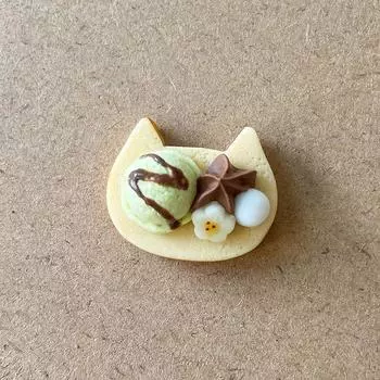 1 шт. кукольный домик миниатюрная еда имитация кошки фрукты мороженое шарик хлеб тост модель для кукольных аксессуаров