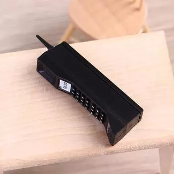 1 шт. кукольный домик миниатюрный ретро модель мобильного телефона декор аксессуары