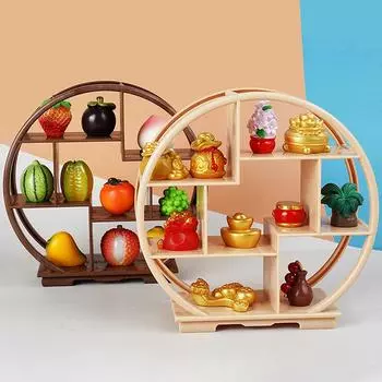 1 шт. кукольный домик своими руками аксессуары миниатюрный богу пустая полка мини-стенд для хранения модель игрушка сцена украшение