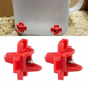 1 шт. Курица Перепелка Птица Горизонтальный Боковой Монтаж Ниппели Поилка Чистая Вода Кормление Ферма Автоматическое Поение Цыплят
