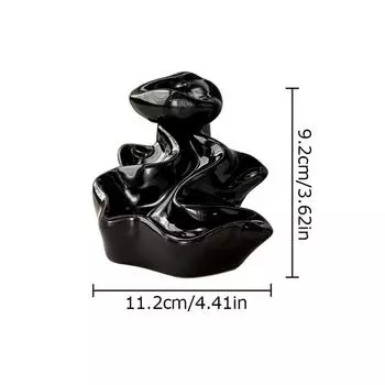 1 шт. курильница из сандалового дерева, керамическая подставка для благовоний в форме пагоды, заливная курильница