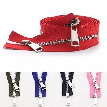 1 шт., куртка для шитья своими руками, металлическая молния, открытая двойная ползунка, длинная молния, аксессуары для одежды 70cm красный