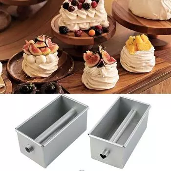 1 шт. квадратная форма для выпечки хлеба из алюминиевого сплава с центральной трубкой, инструменты для выпечки тортов своими руками, антипригарная форма для выпечки хлеба в форме сердца