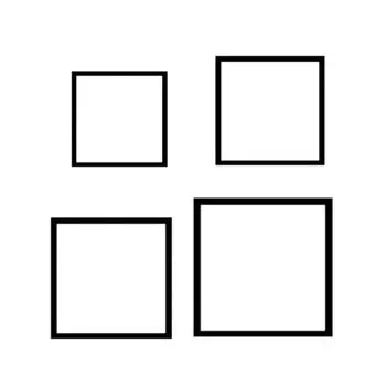 1 шт. квадратная фоторамка из цельного дерева, декоративная фоторамка для масляной живописи для спальни, гостиной, домашнего декора