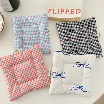 1 шт., квадратные подставки-бабочки, декор стола, клетчатый цветочный горшок 15*15 см, самодельный коврик для изоляции чашек