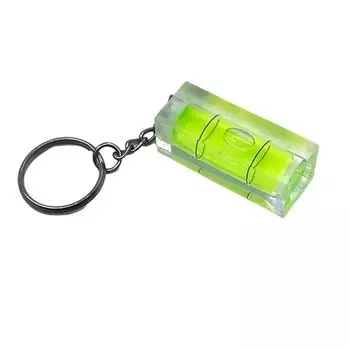 1 шт. квадратный уровень зеленый яблочко спиртовой уровень горизонтальный инклинометр измерительный инструмент мини брелок PTZ T-типа уровень