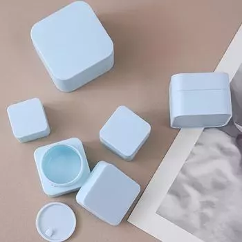 1 шт. квадратный узкий контейнер для талии пустой дорожный полипропиленовый флакон для крема для лица косметическая пластиковая коробка косметическая многоразовая бутылка 10 г/30 г 10g белый