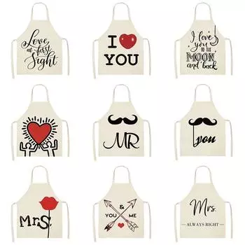 1 шт. льняной фартук для мужчин и женщин, кухонный фартук для приготовления выпечки, против пятен, для взрослых и детей, инструменты для уборки дома 47x38cm