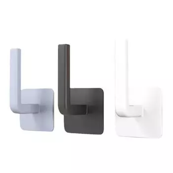 1 шт. L-образный крючок без проколов настенная вешалка для одежды для пальто шляп полотенец кухонная стойка рулон держатель для ванной комнаты