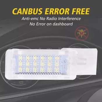 1 шт. Лампа подсветки сиденья автомобиля, подсветка пространства для ног, багажного отделения, багажника, для VW 2006-2013, для VW Golf 5/6/7, для VW Passat B6 B T7R2 White белый