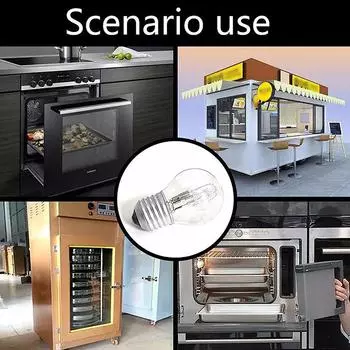 1 шт. Лампочки для духовки 110-250 В 300 градусов E27 42 Вт Лампа для духовки для микроволновой печи