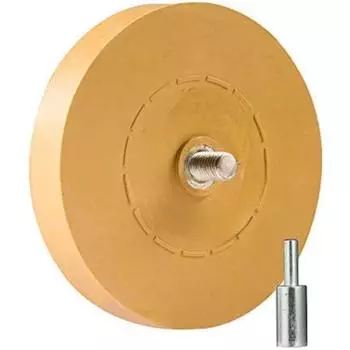 1 шт. ластик для удаления наклеек, колесо, инструмент для удаления полосок, 1 упаковка, колесо для удаления клея с подушечкой и адаптером, инструмент для удаления графики, ластик 100mm жёлтый