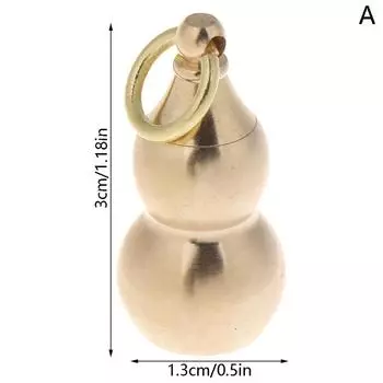 1 шт. латунная тыква-подвеска нестандартная банка брелок подвесное ожерелье ювелирные изделия водонепроницаемая таблетница футляр для лекарств