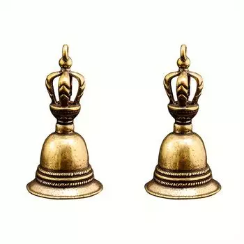 1 шт. латунный литой ветряной колокольчик ручной работы: Творческий памятный подарок для украшения патио в саду 2pcs