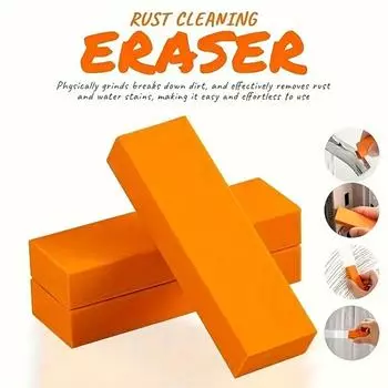 1 шт., легкий ластик для удаления известкового налета, резиновый, бытовой, кухонный, для удаления ржавчины, для ванной, туалета, инструменты P8W6 Orange -1pcs