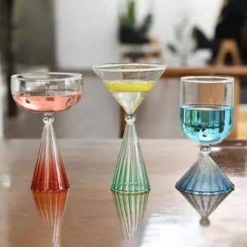 1 шт., легкий роскошный ретро-бокал для коктейлей, мороженого, десерта, холодного напитка, чашка для кофе, молока, чая