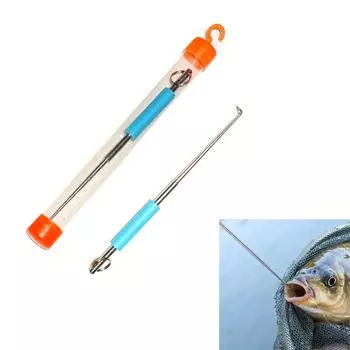 1 шт., легкий съемник рыболовных крючков из нержавеющей стали, безопасный экстрактор рыболовных крючков, устройство для быстрой развязки, рыболовные инструменты ZPG