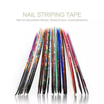 1 шт. лента для дизайна ногтей, матовая лента для полосок, лента для украшения ногтей
