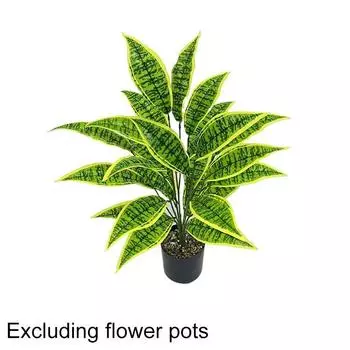 1 шт. Лес 75 см Домашнее украшение Сделай сам Имитация зеленого листа Исключая бутылки/горшок Искусственные растения Пластик Офис