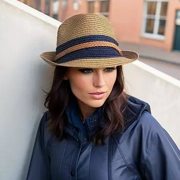 1 шт., летняя соломенная шляпа в стиле Англия, джаз, шапка, пляжная шляпа, солнцезащитный крем для женщин