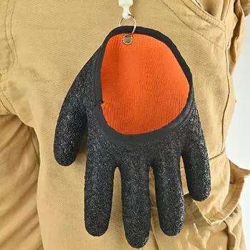 1 шт. левые или правые профессиональные перчатки для ловли рыбы из латекса, охотничьи перчатки для рыбалки, противоскользящие, защищают руки от проколов и царапин, рыбак Left