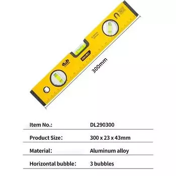 1 шт. линейка уровня высокоточный пузырьковый уровнемер мини-инклинометр измеритель уровня бытовой инструмент
