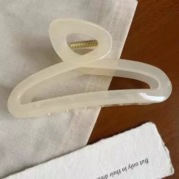 1 шт. литая под давлением клипса желейного цвета для нового женского стиля высокого класса, большая заколка-пластина, заколка-клипса «акула»