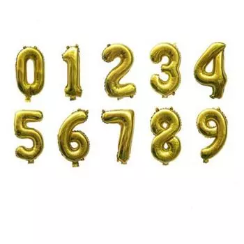 1 шт./лот, высокое качество, большой золотой шар с цифрами на свадебном украшении-сюрпризе 00 серебряный