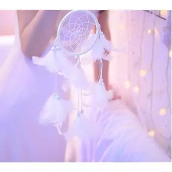 1 шт. Ловец снов перо подвесное украшение ловец снов колокольчики для ветра художественная подвеска настенный автомобиль комната декор украшение подарок