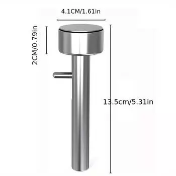 1 шт., ложка для приготовления фалафеля из нержавеющей стали - антипригарный инструмент для приготовления шариков для творческой кухни Meatball Spoon серебряный