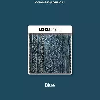 1 шт. LOZUJOJU Bohemian Style Blue Geometric Print Warm с бахромой, полузатемняющие шторы для небольших окон, балкона, домашний декор W150cm x L160cm синий