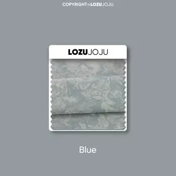 1 шт. LOZUJOJU, степень затенения 70-80%, жаккардовая текстура, занавеска, кружево, занавеска для спальни, гостиной, украшения окна, домашнего декора No Lace-W100cm x L130cm синий