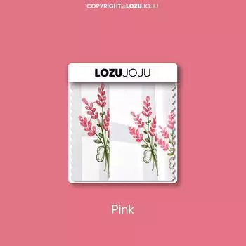 1 шт. LOZUJOJU универсальная сельская фиолетовая и розовая прозрачная лавандовая вышитая прозрачная занавеска для гостиной, спальни, украшения окна, домашнего декора W100cm x L200cm розовый