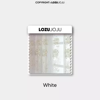 1 шт. LOZUJOJU в скандинавском современном стиле с вышивкой, нежная прозрачная занавеска, тюль для гостиной, спальни, украшения окна, домашнего декора 100x260cm белый