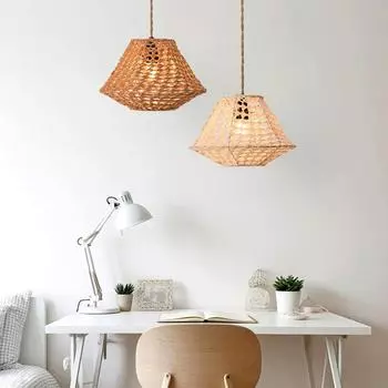 1 шт. люстра потолочные светильники крышка лампы богемный хлопковый канат напольный светильник ручной работы вязаный настенный подвесной абажур